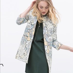 Pixellated print coat Zara